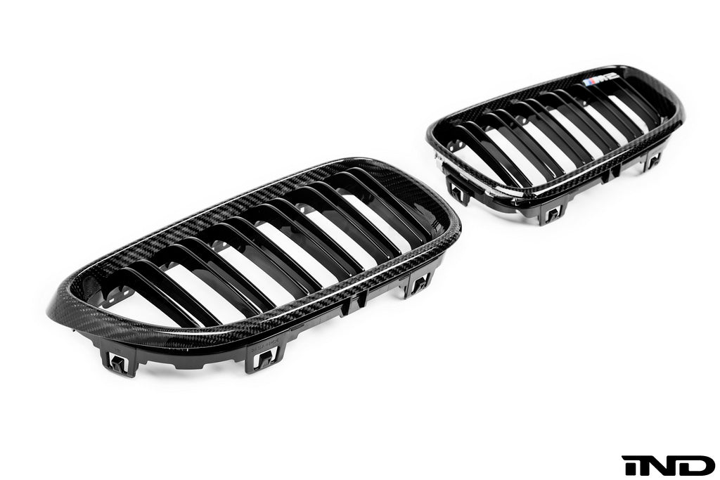 IND F87 M2 Carbon Front Grille Set - 2x2 Secondary image