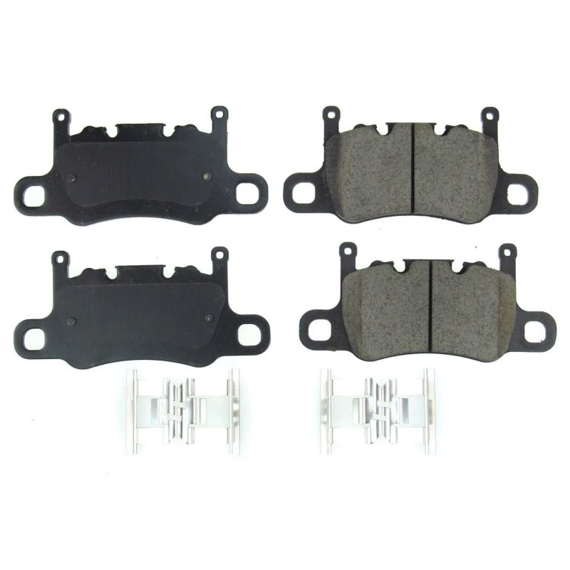 Power Stop 2017 Porsche Panamera Rear Z17 Evolution Ceramic Brake Pads w/Hardware Main image