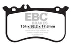 EBC 10-11 Mercedes-Benz CL550 5.5 AMG Sport Pkg Yellowstuff Front Brake Pads (view 4)