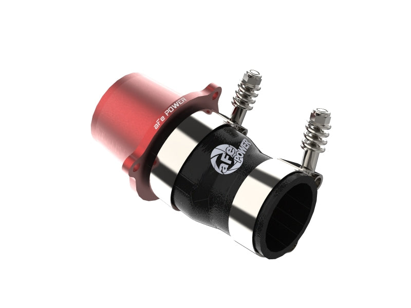 aFe BladeRunner 15-20 VW GTI Turbo Muffler Delete for OE Charge Pipe - Red Main image