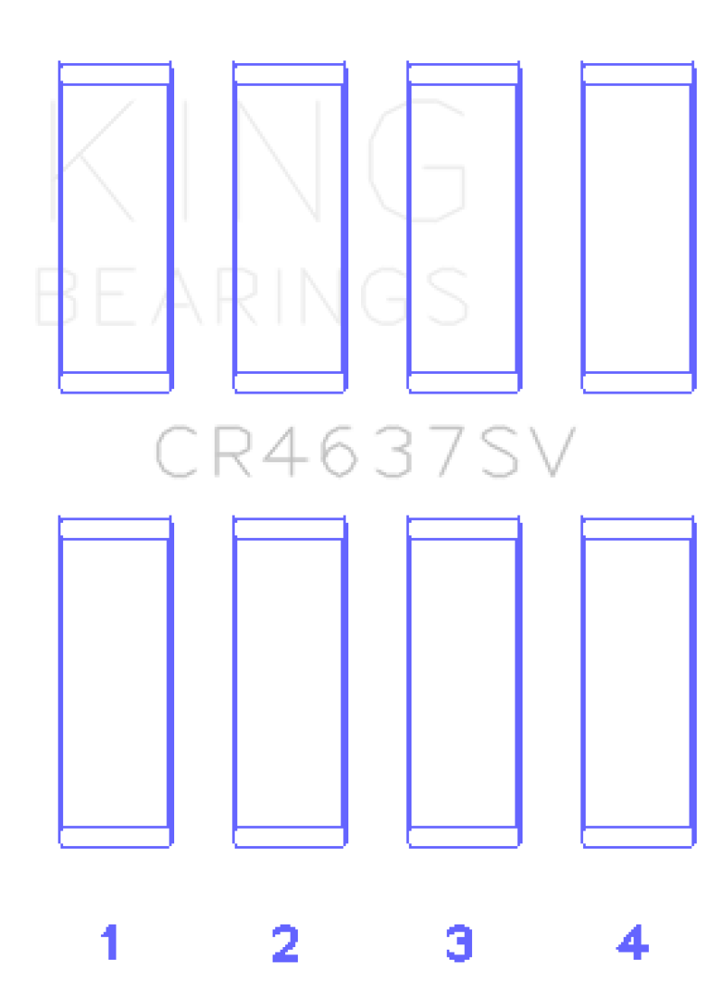 King Engine Bearings Audi BYT/CDNC/CCZD/CPSA Connecting Rod Bearing Set (view 3)