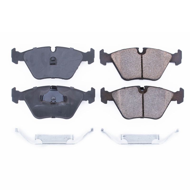 Power Stop 89-91 Audi 200 Front Z17 Evolution Ceramic Brake Pads w/Hardware Main image