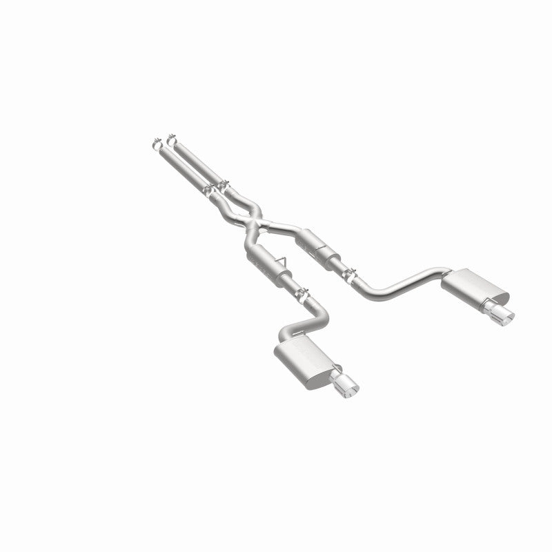 MagnaFlow 11-12 Dodge Charger SRT-8 Hemi Dual Split Rear Exit Stainless Cat-Back Performance Exhaust (view 42)