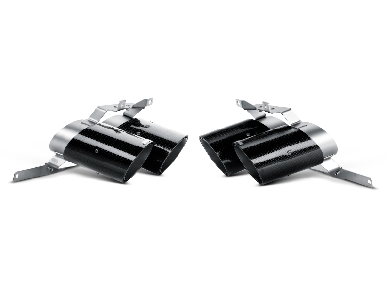 Akrapovic 09-14 Lamborghini Gallardo LP 550-2 Coupe Tail Pipe Set (Carbon) Main image