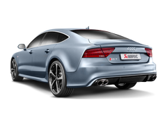 Akrapovic 14-17 Audi RS7 Sportback (C7) Evolution Line Cat Back (Titanium) w/ Carbon Tips