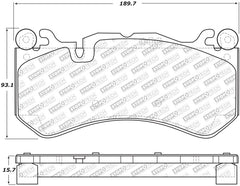 StopTech Street Select 14-18 Audi RS7 Front Brake Pads