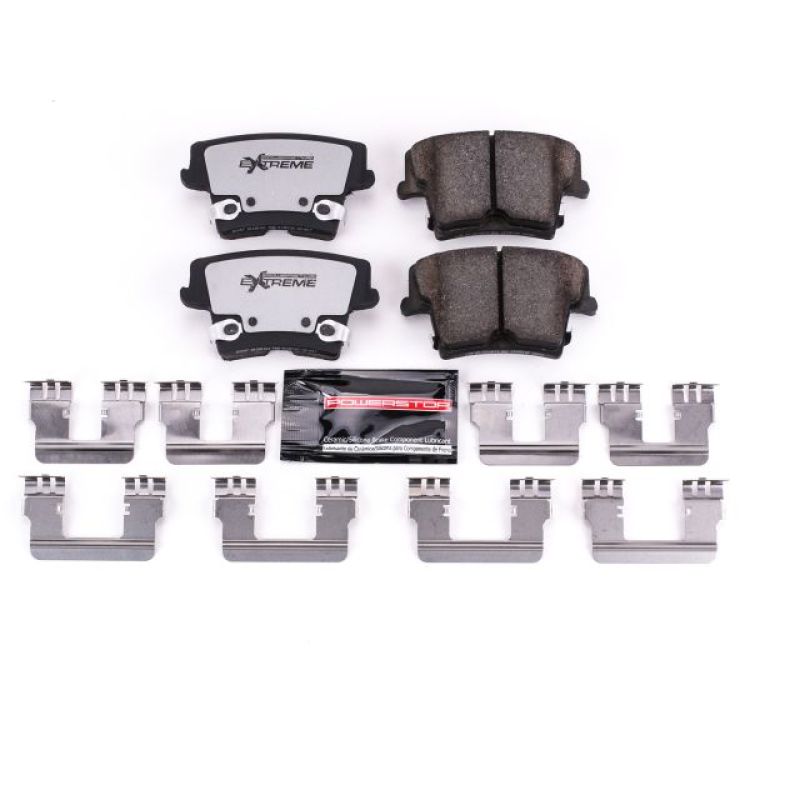Power Stop 05-19 Chrysler 300 Rear Z26 Extreme Street Brake Pads w/Hardware Main image