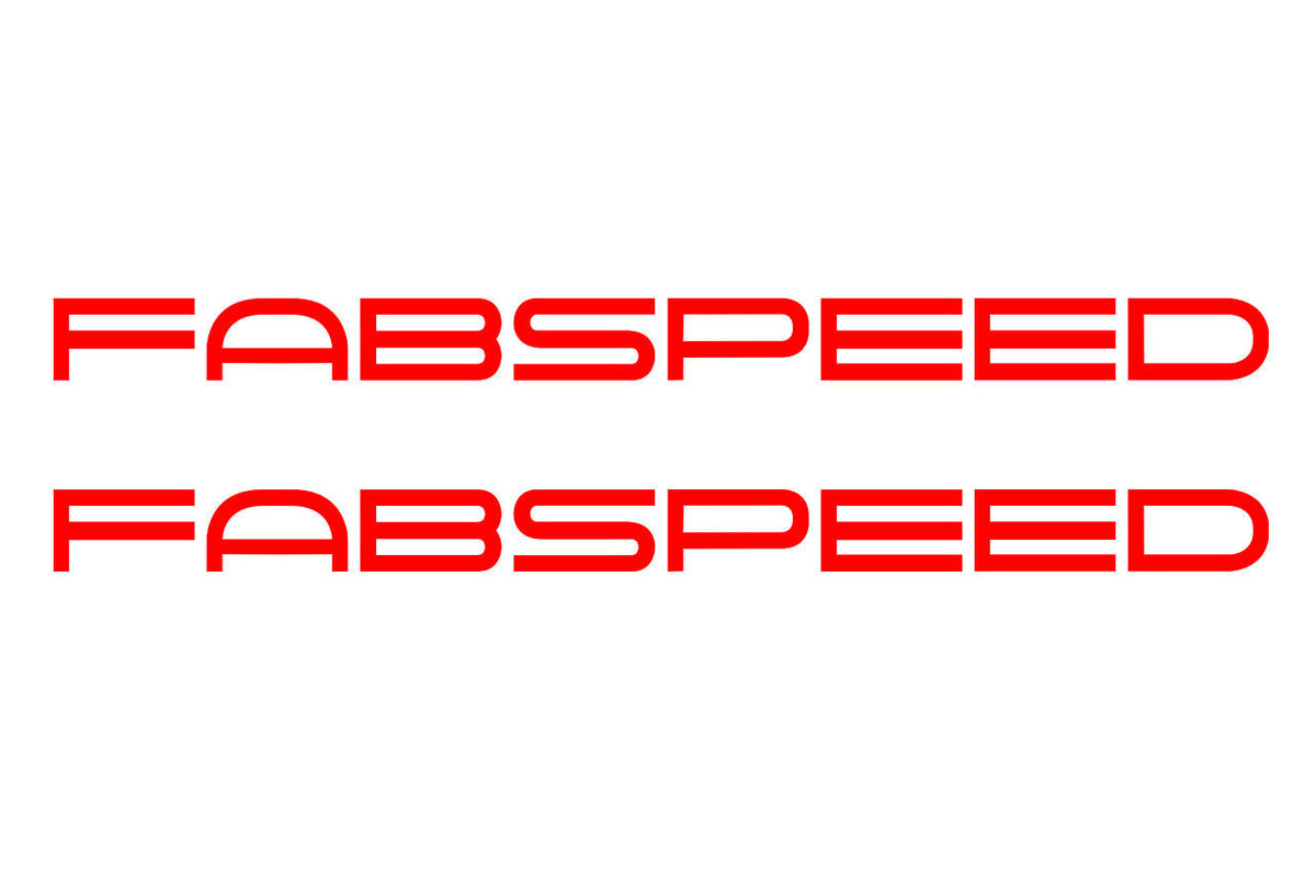 Fabspeed Motorsport Die-Cut Decals