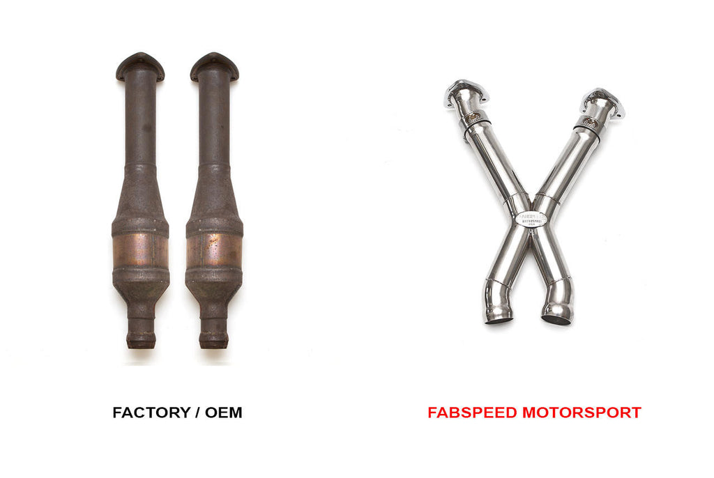 Fabspeed Aston Martin DB9 2nd link comp. X-Pipe (2004-2016)