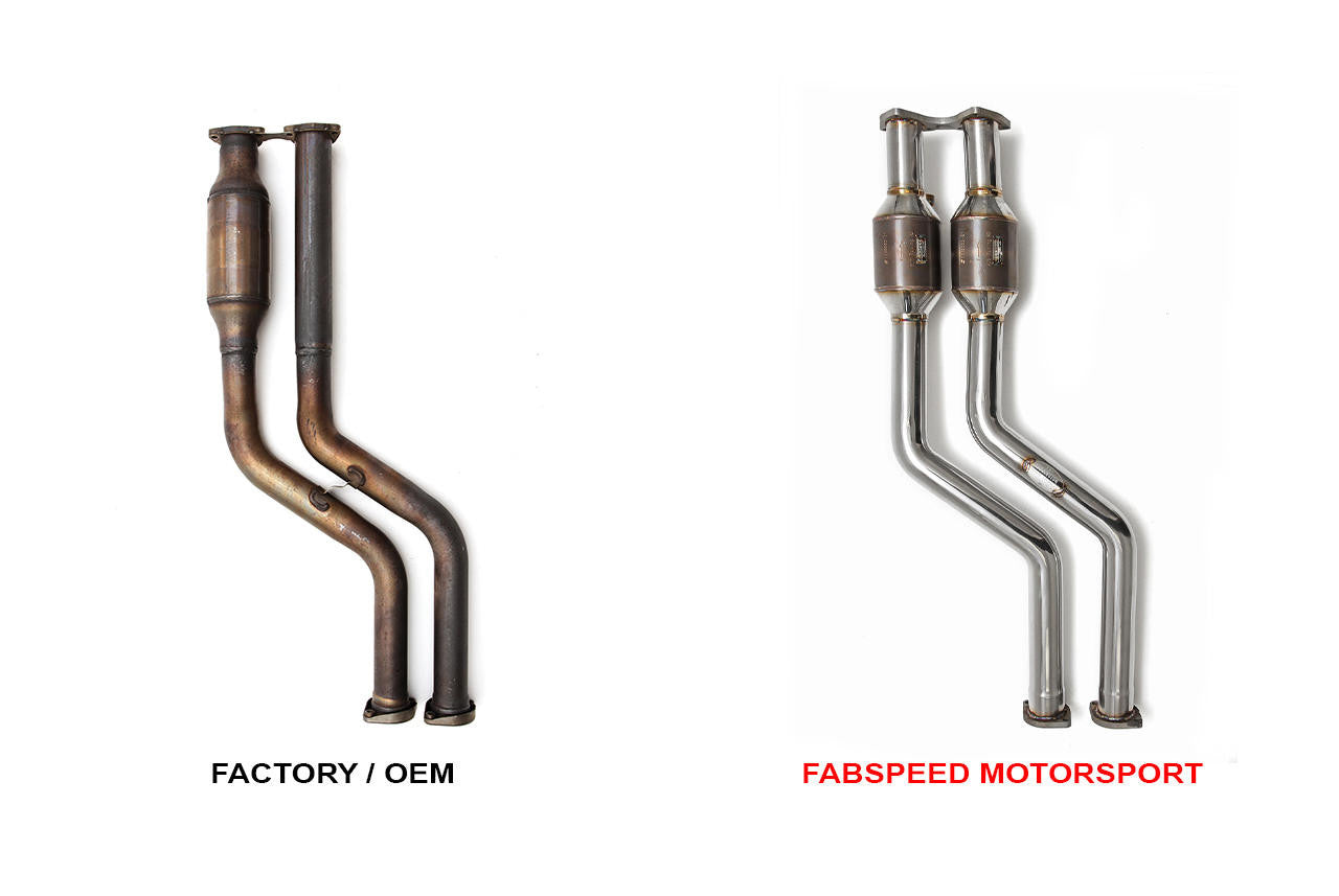 Fabspeed BMW M3 E46 Sport Catalytic Converters (2000-2006) Secondary image