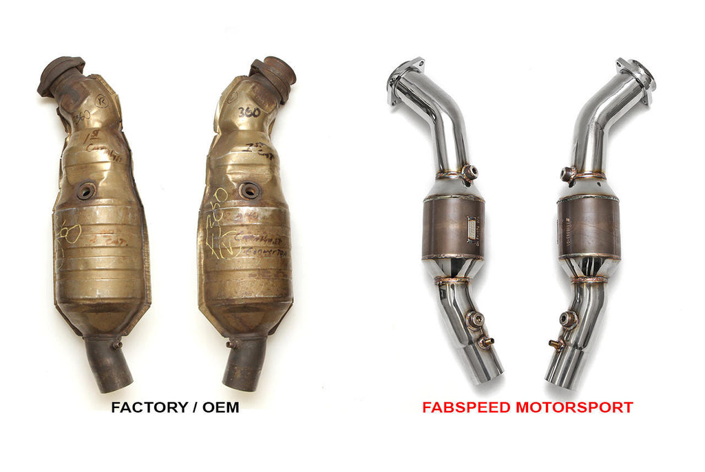 Fabspeed Ferrari 360 Sport Catalytic Converters (1999-2005)