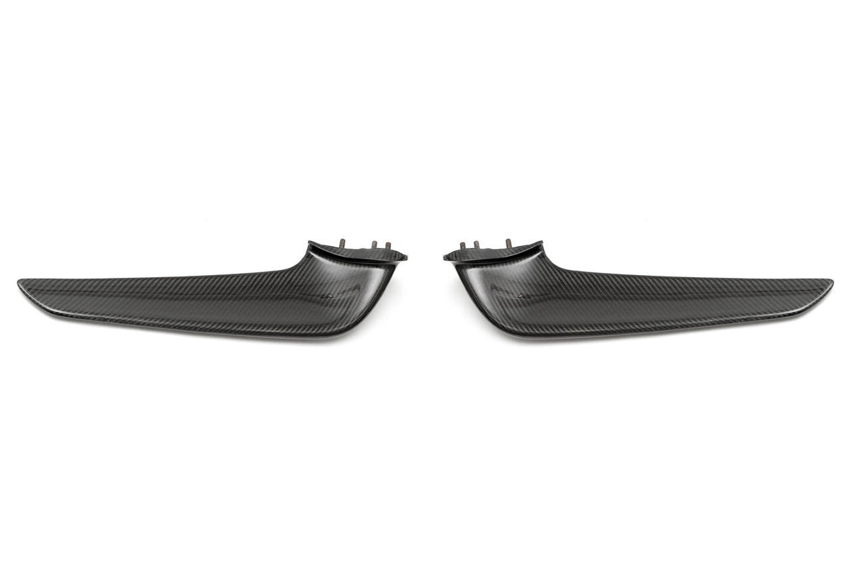 Fabspeed Ferrari 458 Italia Carbon Fiber Front Bumper Blades (2010-2015)