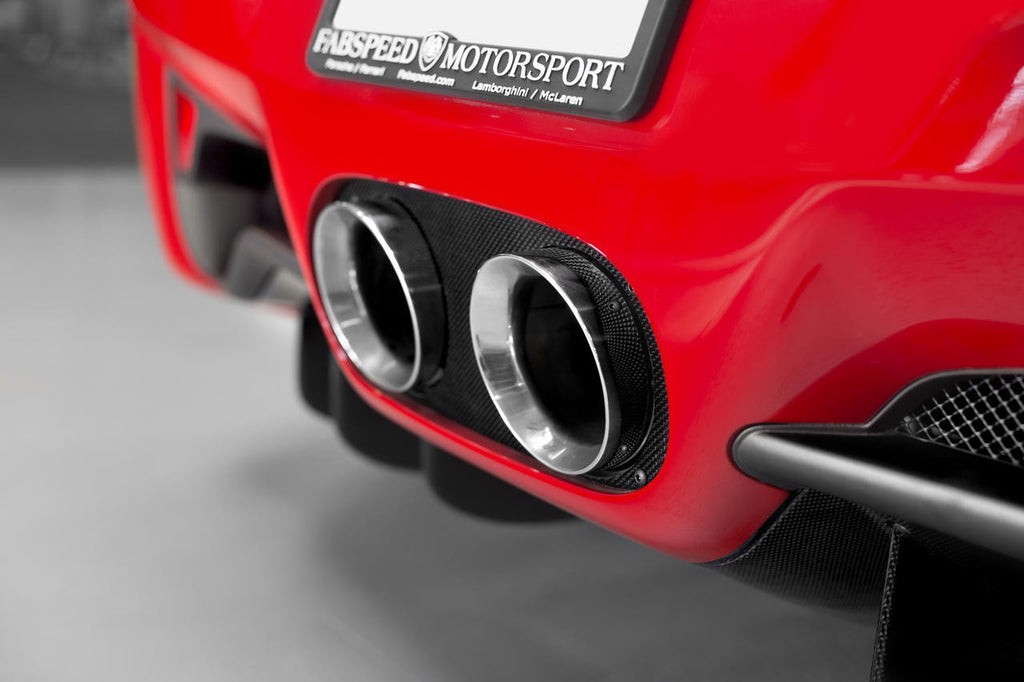 Fabspeed Ferrari 458 Italia Challenge Style Dual Exhaust Tips (2010-2015)