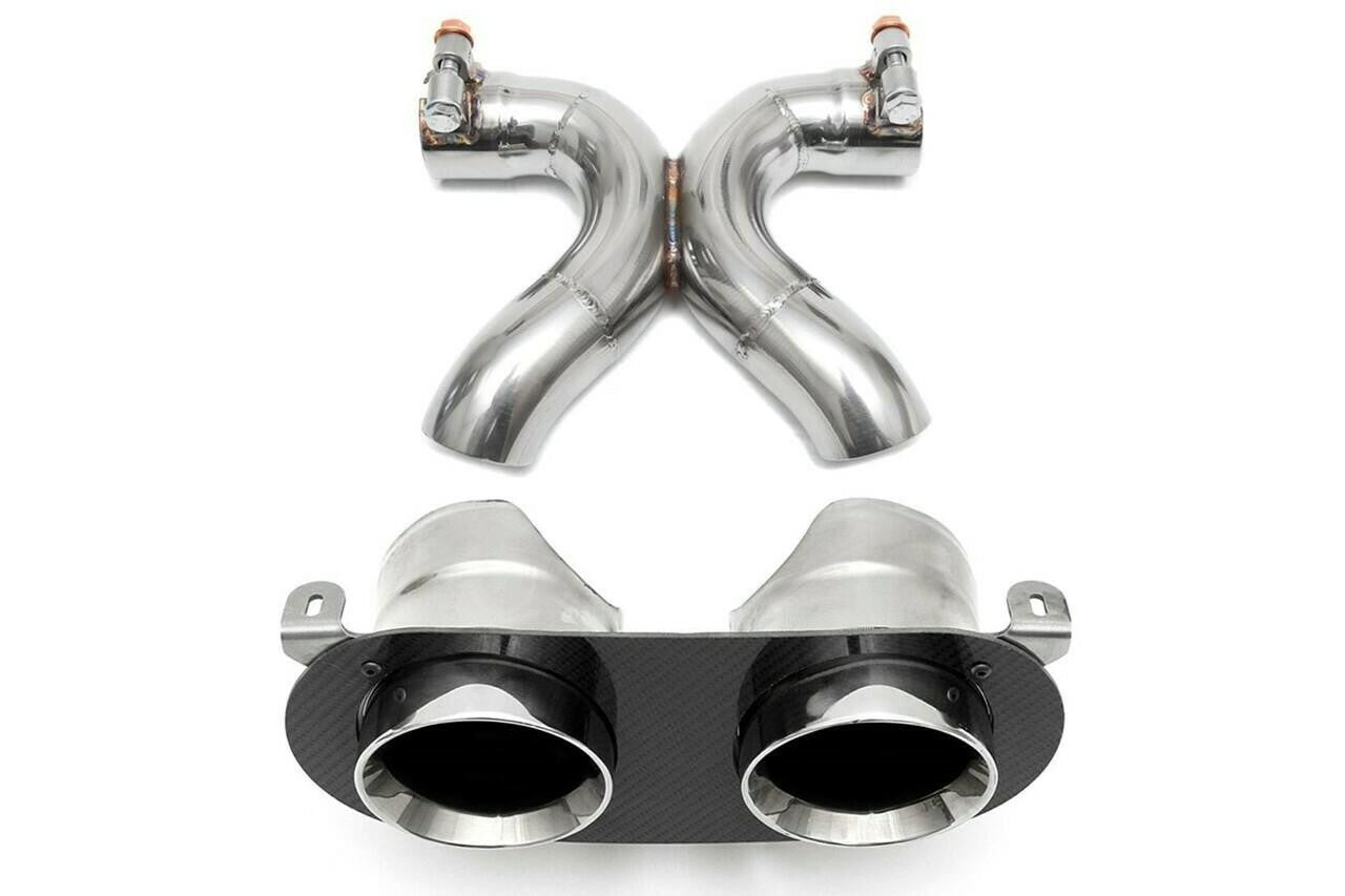 Fabspeed Ferrari 458 Italia Challenge Style Dual Exhaust Tips (2010-2015) Secondary image