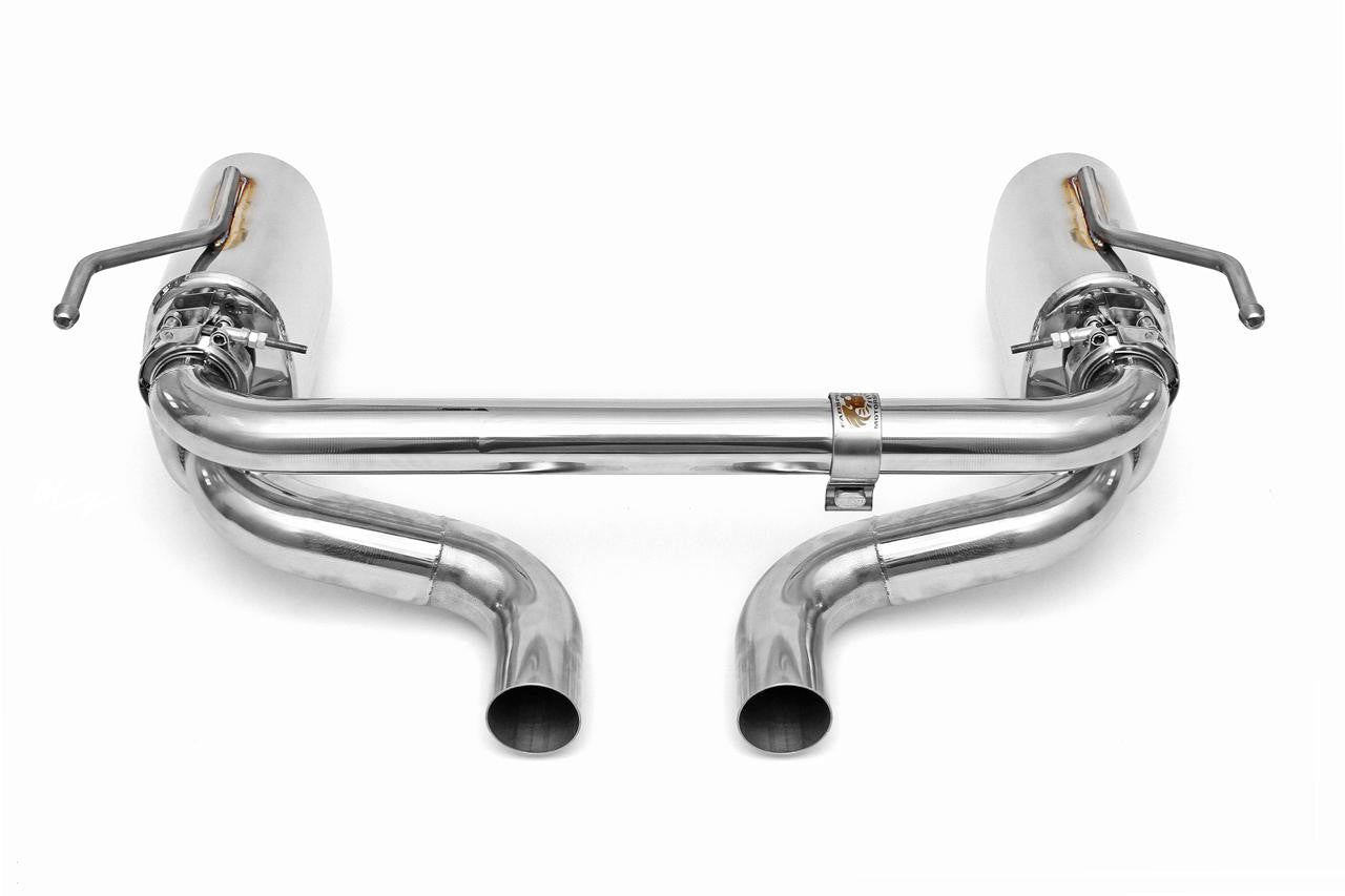 Fabspeed Ferrari 458 Italia Maxflo CHALLENGE STYLE dual outlet Performance Exhaust System (2010-2015) Secondary image