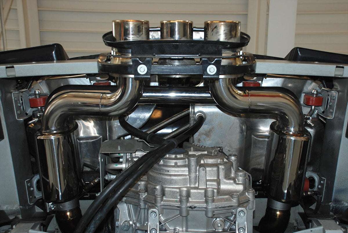 Fabspeed Ferrari 458 Italia Maxflo CHALLENGE STYLE dual outlet Performance Exhaust System (2010-2015)