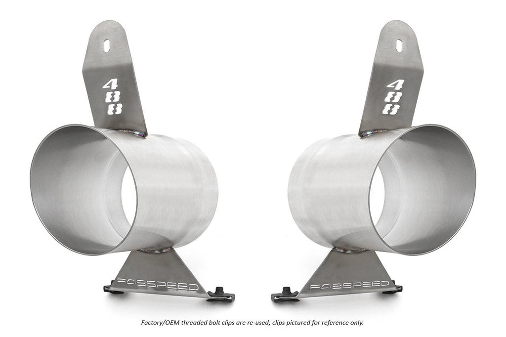 Fabspeed Ferrari 488 Challenge Style Titanium Tips