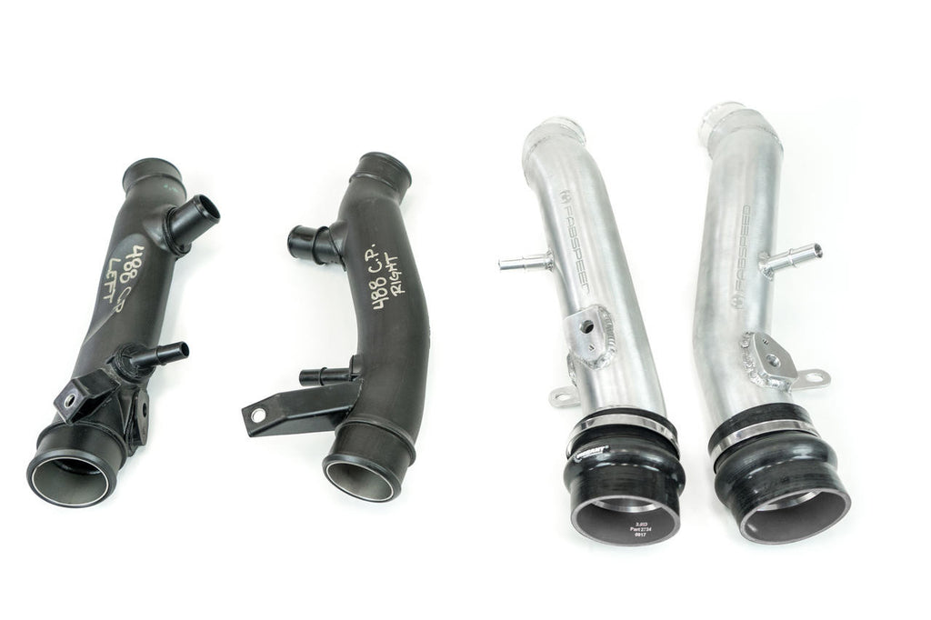 Fabspeed Ferrari 488 Pista Style Intake Charge Pipes