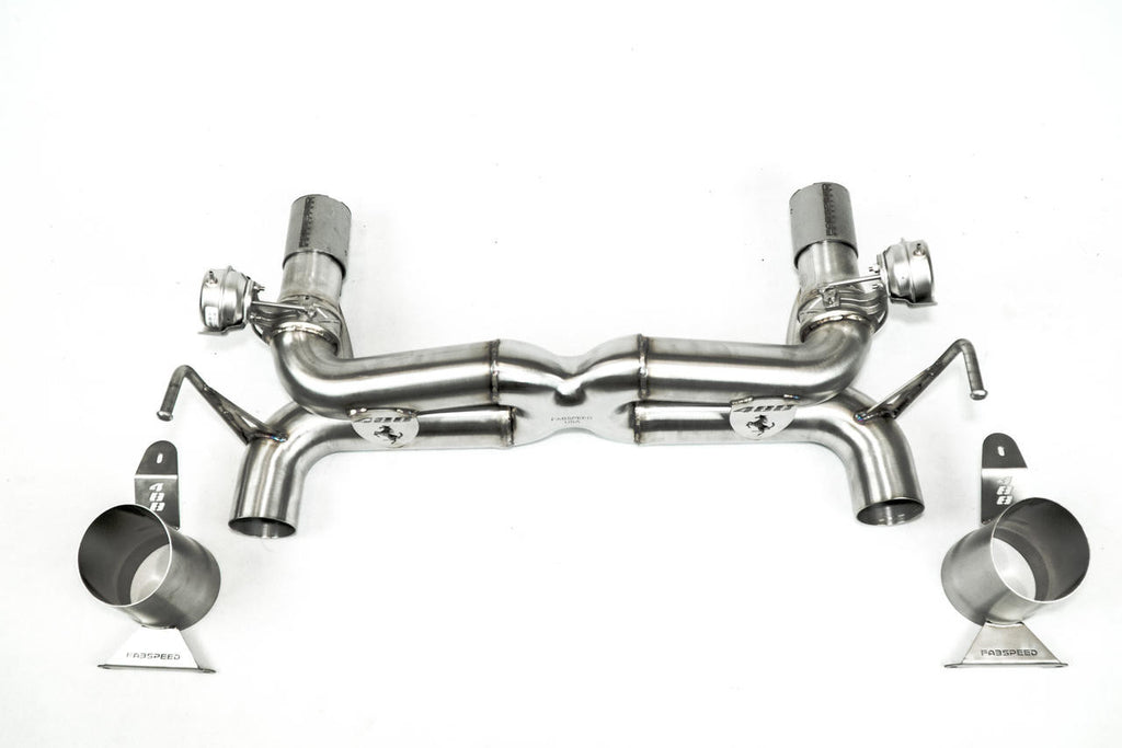 Fabspeed Ferrari 488 Pista Valved Dual Tone Exhaust System