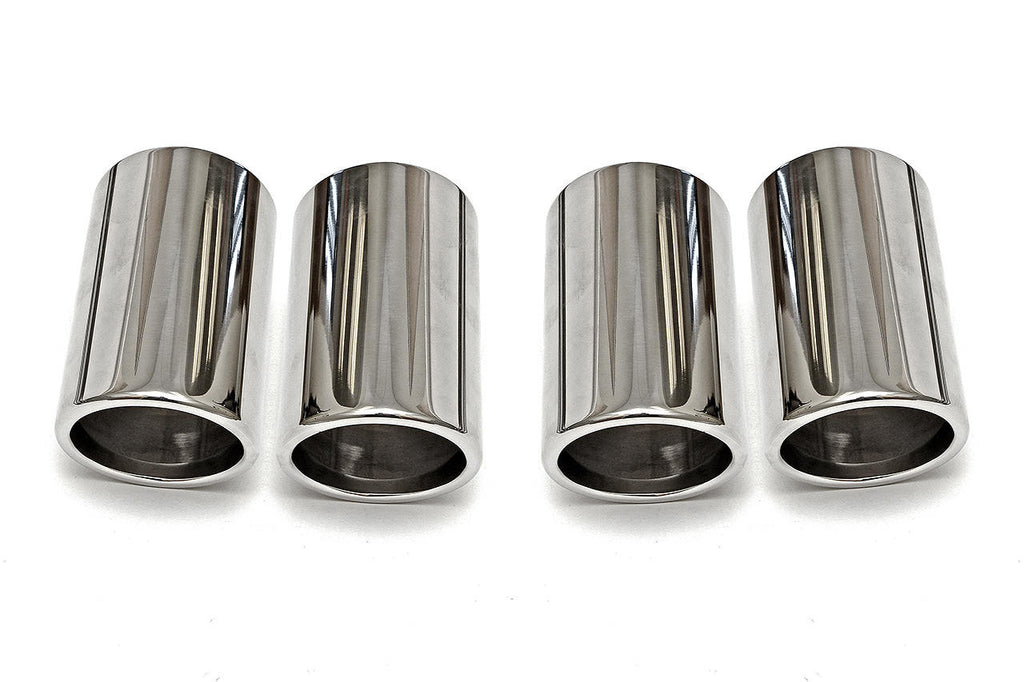 Fabspeed Ferrari F430 Polished Slip-On Tip Covers (2005-2009)