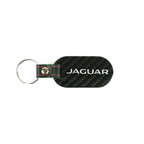 Fabspeed Jaguar Cat & Script Carbon Fiber Keyring