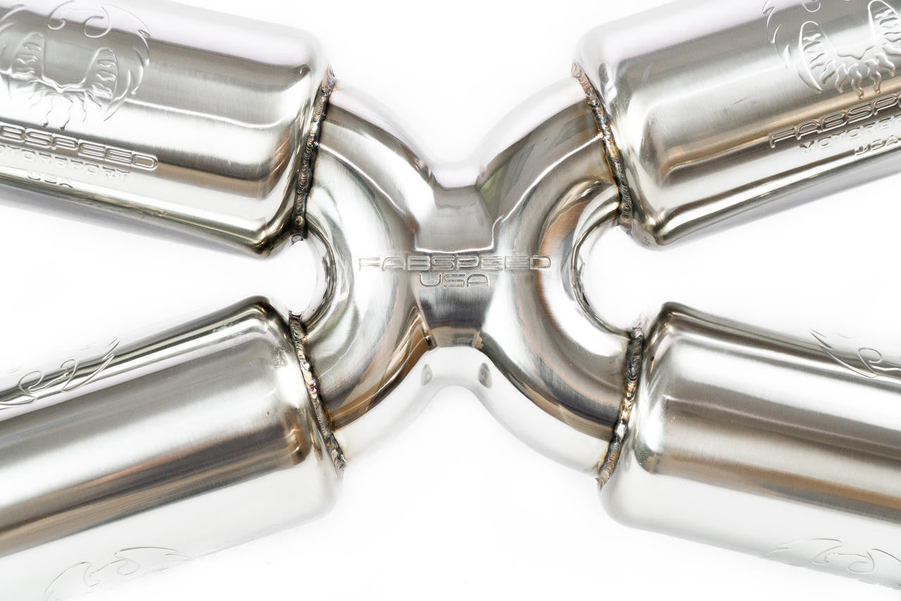 Fabspeed Lamborghini Huracan EVO / STO / Sterrato Valved Supersport X-Pipe Exhaust System (2019+) Secondary image