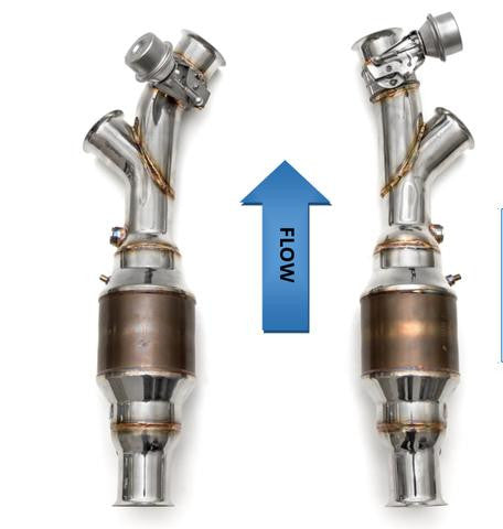 Fabspeed Lamborghini Murcielago Primary Sport Catalytic Converters (2001-2010)
