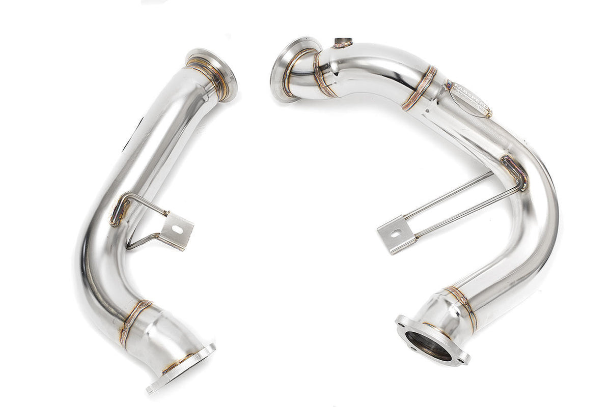 Fabspeed Macan Turbo / S Primary Competition Link Pipe Downpipes (2014-2018)