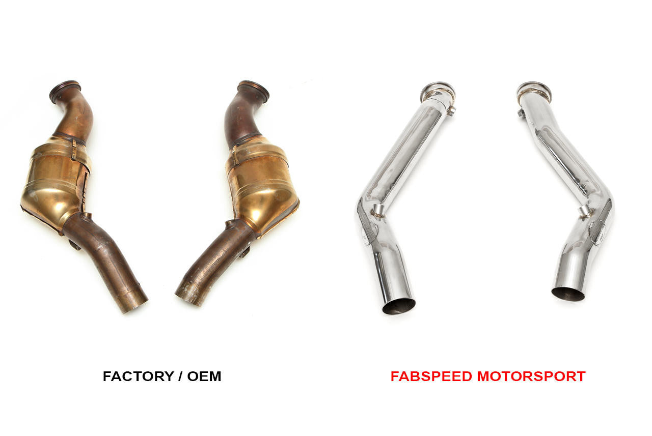 Fabspeed Maserati Ghibli link comp. Downpipes (2013+) Secondary image