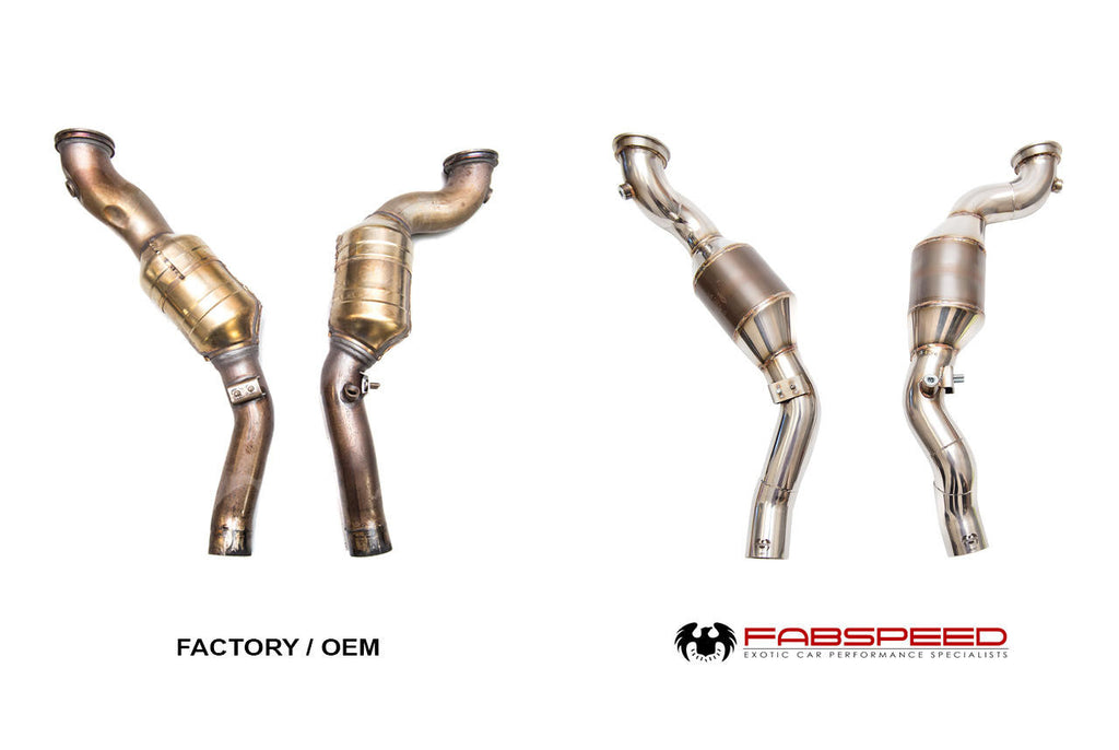 Fabspeed Maserati Ghibli Primary Sport Cat Downpipes (2013+)