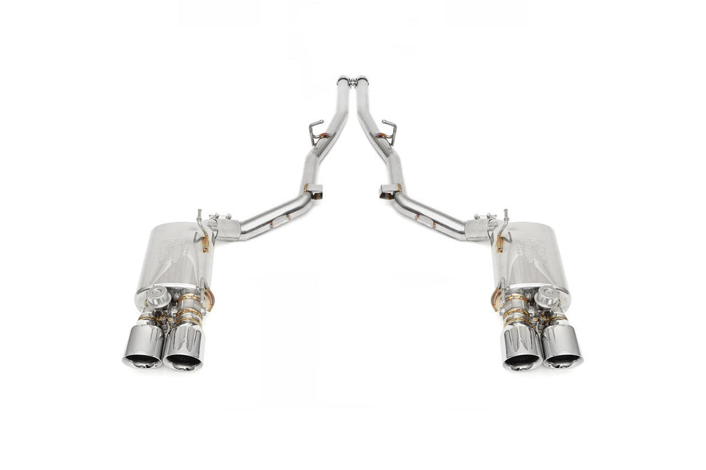 Fabspeed Maserati Ghibli Valved Rear Mufflers (2013+)