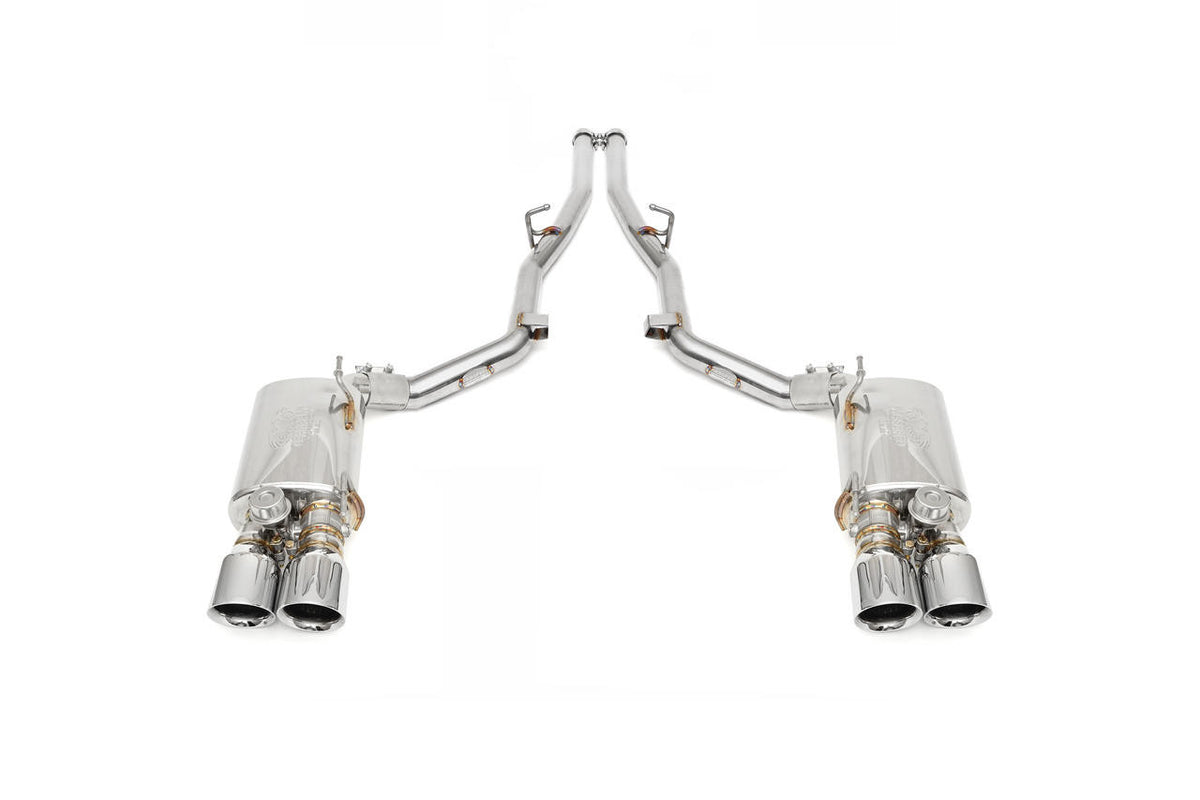 Fabspeed Maserati Ghibli Valved Rear Mufflers (2013+)