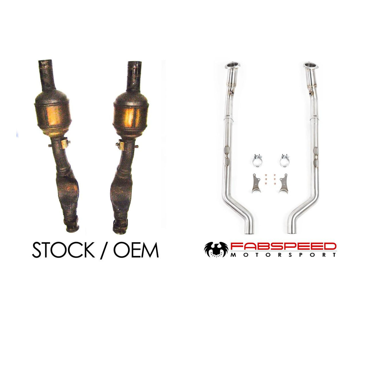Fabspeed Maserati GranTurismo link comp. Pipes (2008-2019)
