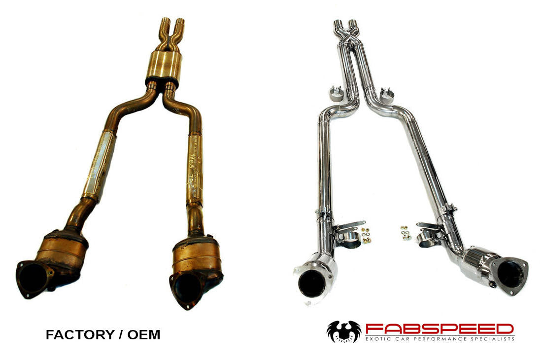 Fabspeed Maserati GranTurismo Sport Catalytic Converters (2008-2019) Secondary image