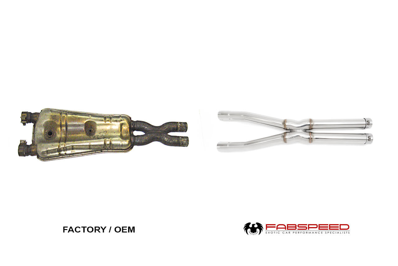 Fabspeed Maserati GT Coupe/Spyder/Gransport Resonator Bypass X-Pipe (2002-2007) Secondary image