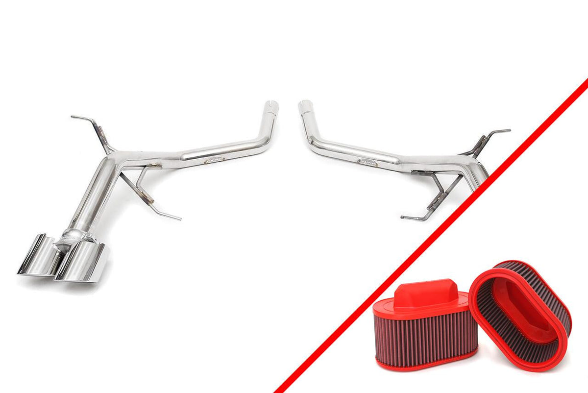 Fabspeed Maserati Quattroporte Muffler Bypass Pipes (2004-2012) Main image