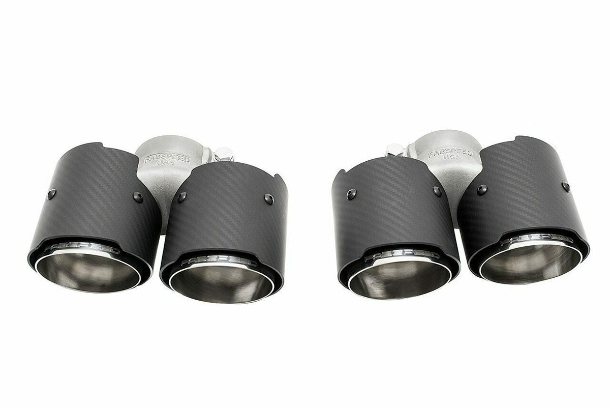 Fabspeed Maserati Quattroporte Muffler Bypass Pipes (2004-2012)