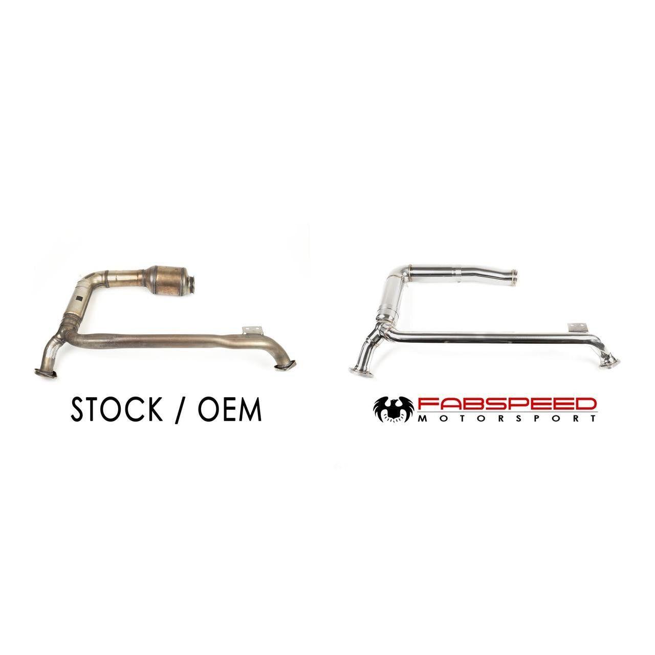 Fabspeed Porsche 718 Boxster / Cayman link comp. Downpipe (2017+) Secondary image