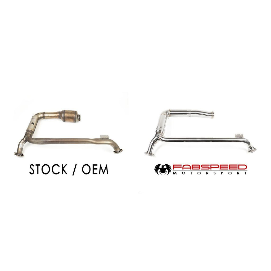 Fabspeed Porsche 718 Boxster / Cayman link comp. Downpipe (2017+)
