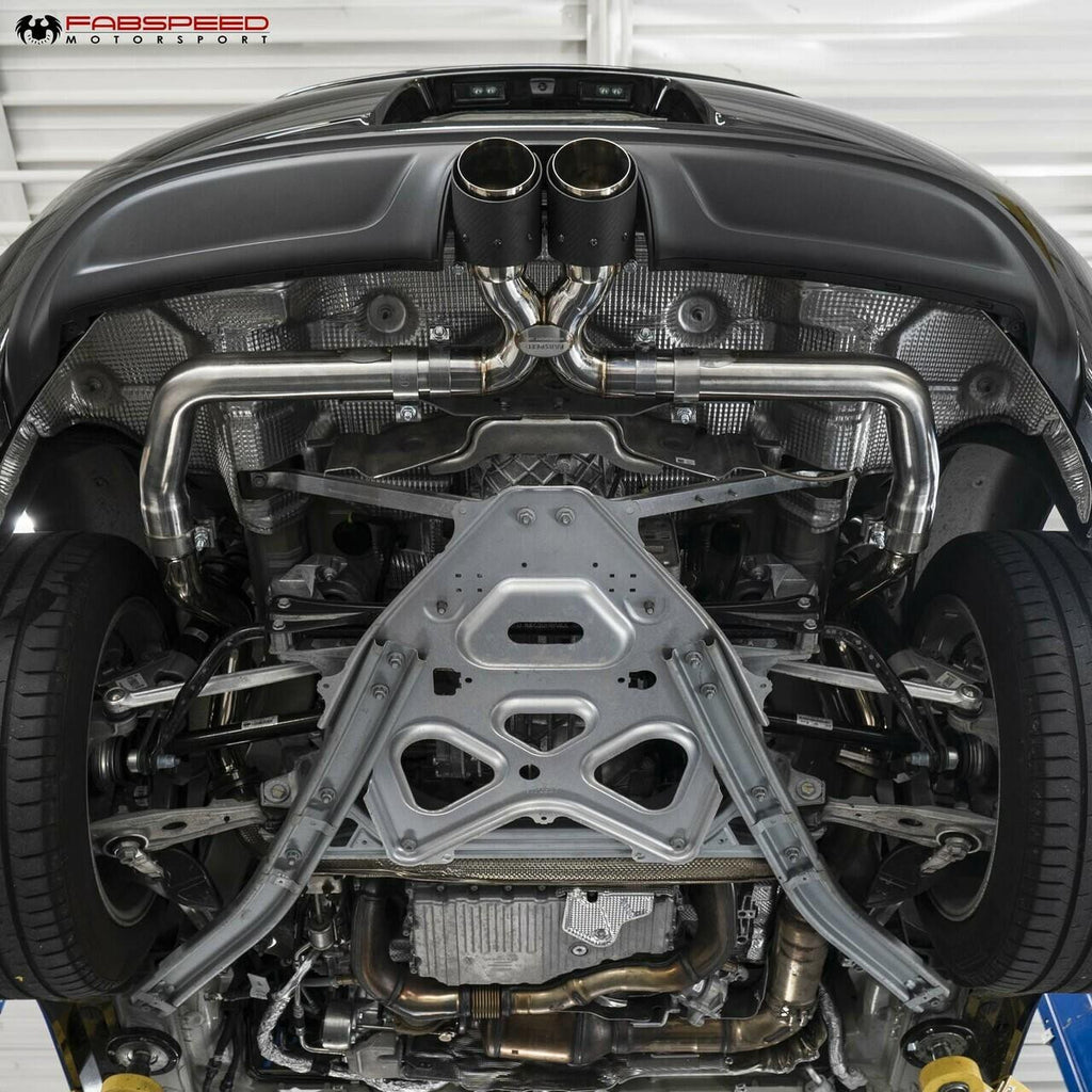 Fabspeed Porsche 718 Boxster/Cayman Maxflo Cat-Back Exhaust System (2017+)