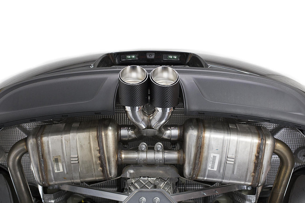 Fabspeed Porsche 718 Boxster/Cayman Maxflo True X-Pipe with Dual Tips (2017+)