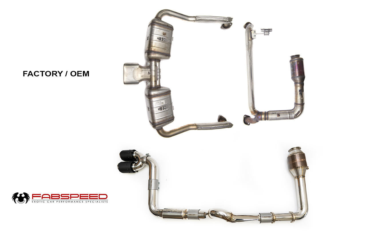 Fabspeed Porsche 718 Boxster/Cayman Supercup Turboback Exhaust System (2017+) Secondary image