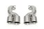 Fabspeed Porsche 957 Cayenne S Deluxe Quad Style Tips (2008-2010)