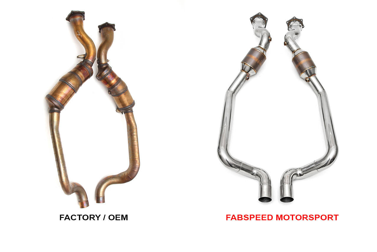 Fabspeed Porsche 970 Panamera Turbo / Turbo S Primary Sport Catalytic Converters (2010-2016) Secondary image