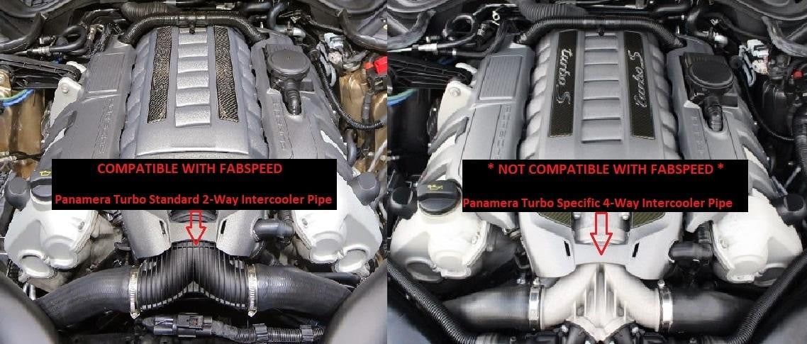 Fabspeed Porsche 970 Panamera Turbo / Turbo S Stainless Steel Intercooler Pipe (2010-2016)