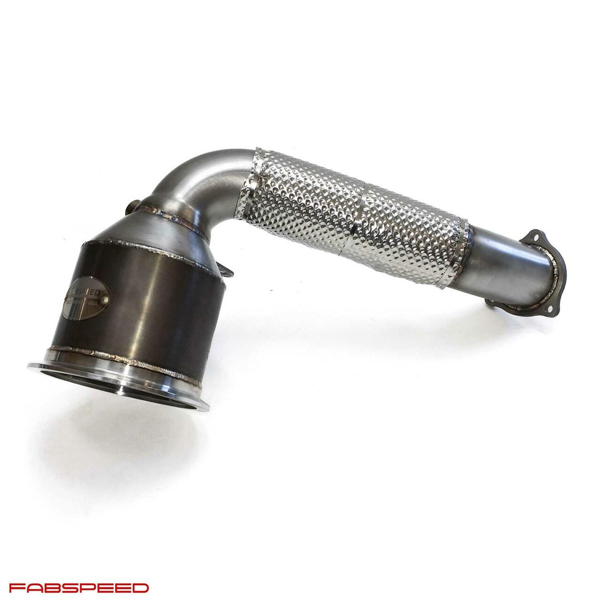 Fabspeed Porsche 971 Panamera V6 Primary Sport Catalytic Converter Downpipe (2017+) Main image