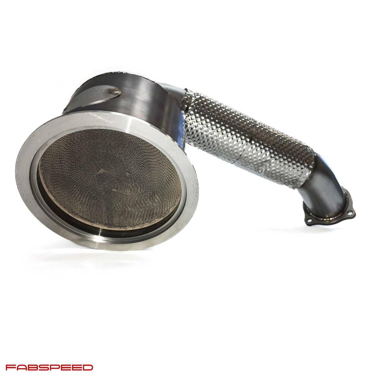 Fabspeed Porsche 971 Panamera V6 Primary Sport Catalytic Converter Downpipe (2017+) Secondary image