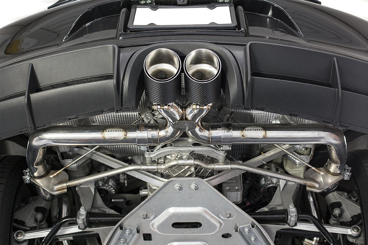 Fabspeed Porsche 981 Cayman GT4 Competition Conversion Kit - For Fabspeed Valved Exhaust