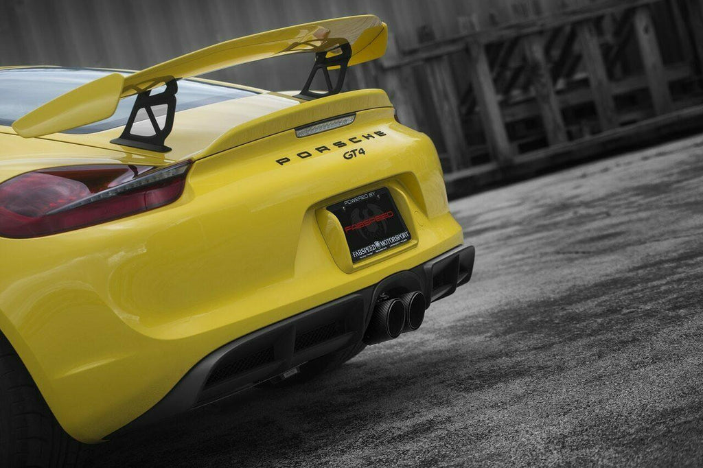 Fabspeed Porsche 981 Cayman GT4 Spyder Valved Exhaust System