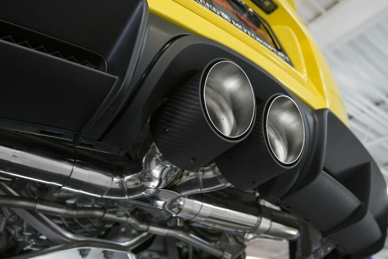 Fabspeed Porsche 987 Boxster / Cayman Maxflo True X-Pipe with Dual Tips (2005-2008) Secondary image